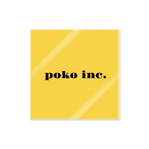 Poko inc.ロゴ Sticker