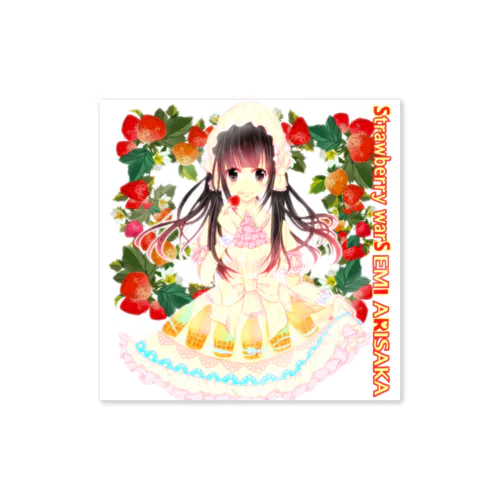 Strawberry warS  EMI ARISAKA Sticker