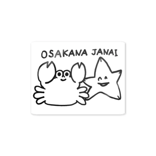 OSAKANA-JANAI FRIEND'S ステッカー
