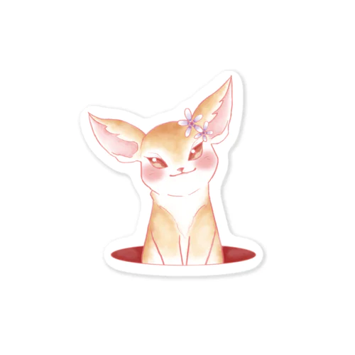 Fennec&Sweets ステッカー ver.2 Sticker