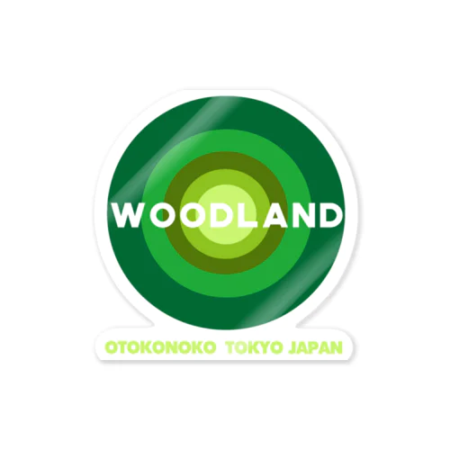 WOODLAND Sticker