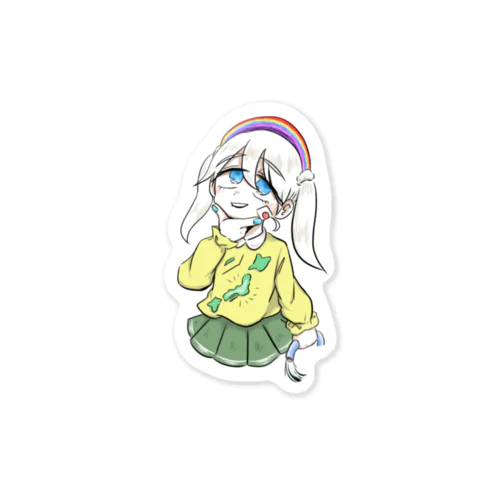 日本の天気ちゃん Sticker