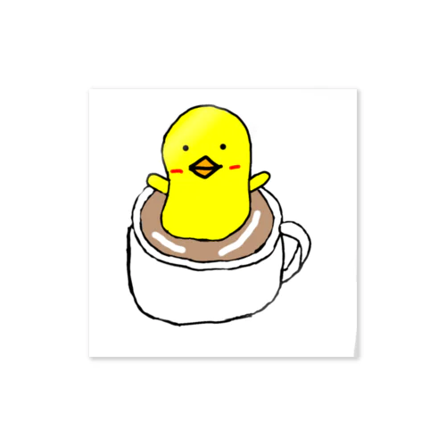 カフェひよこ Sticker