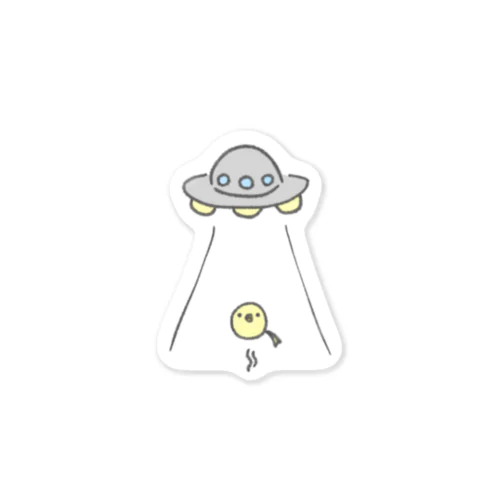 どうしても飛びたくない鳥③ Sticker