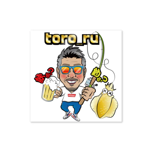 toro-ru ステッカー