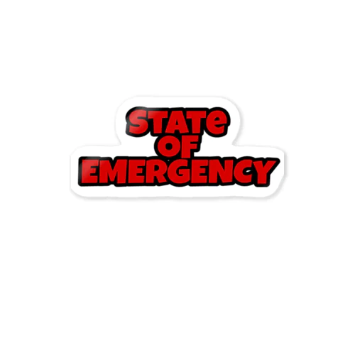 State of emergency グッズ Sticker