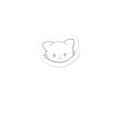 ぴえんなばぶねこ Sticker