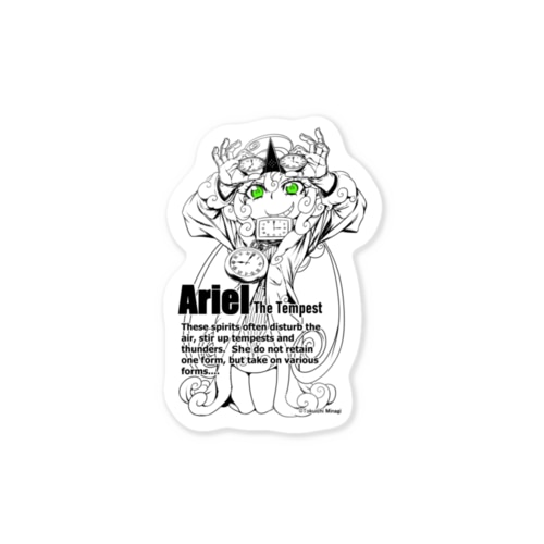 妖精：エアリエル（人間ver）A Sticker