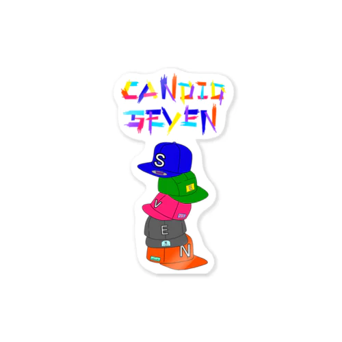 CANDID SEVEN  Sticker