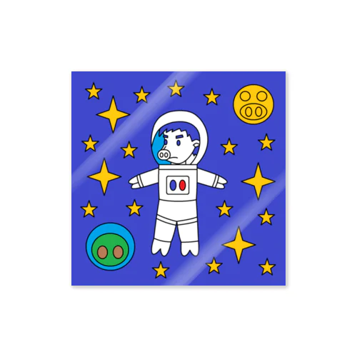 ブルー・スペース・ランデブゥ Sticker