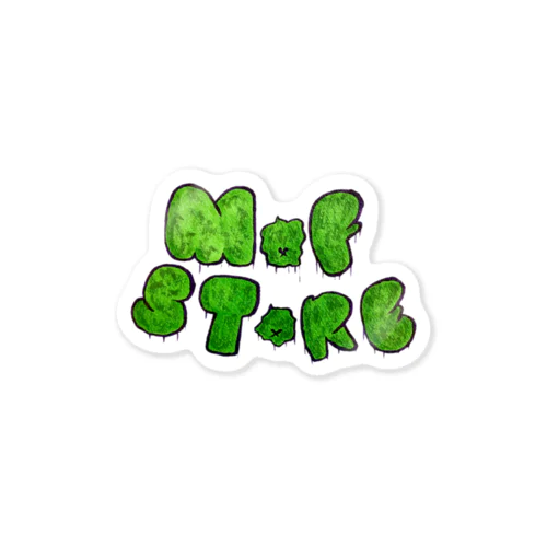 mof Store ロゴ ステッカー