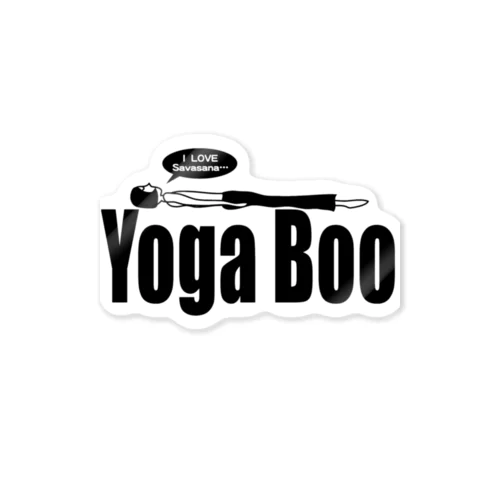 YOGA BOOブラック Sticker