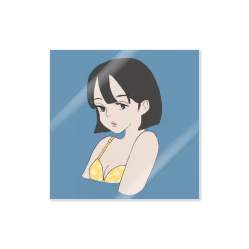 ボブっ子 Sticker