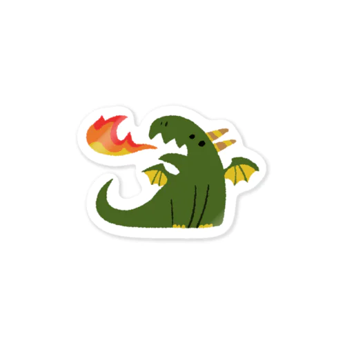 火をふくドラゴン Sticker