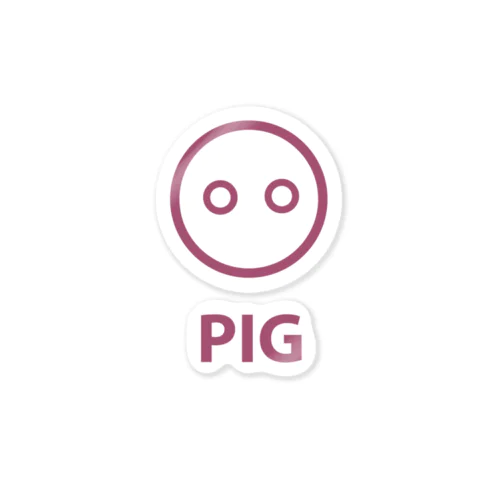pig Sticker