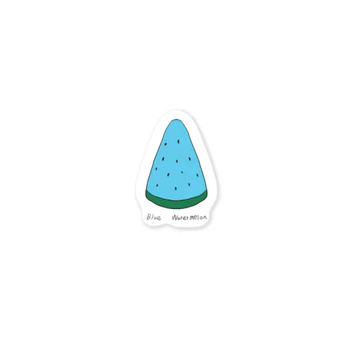 ブルースイカ Sticker