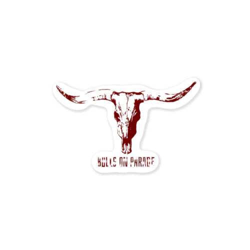 Longhorn skull Sticker