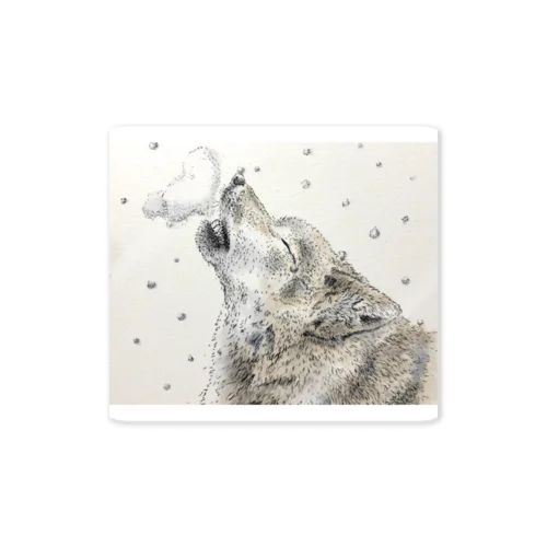 雪原の狼 Sticker