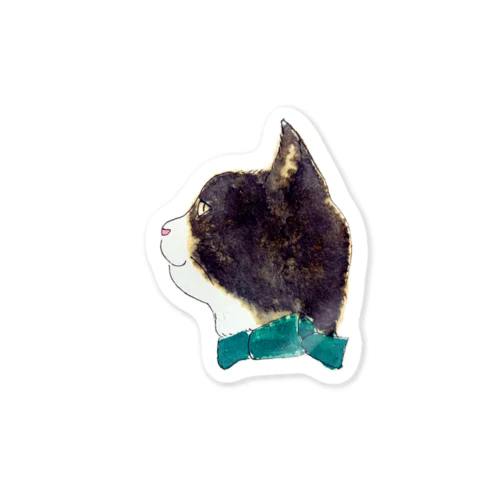 結びこんぶ猫 Sticker