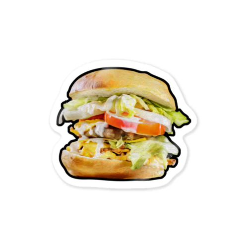 ハンバーガー１ Sticker