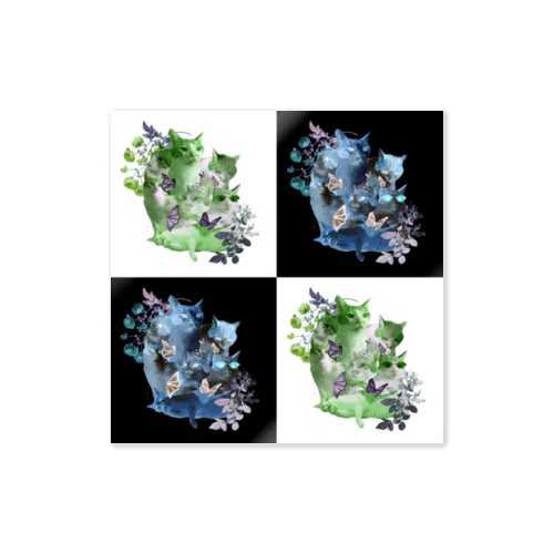 うちのファビュラスなねこ2 ステッカー