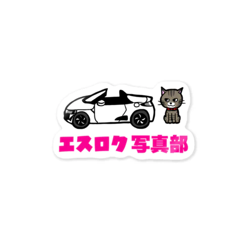 エスロク写真部ネコチャンST Sticker