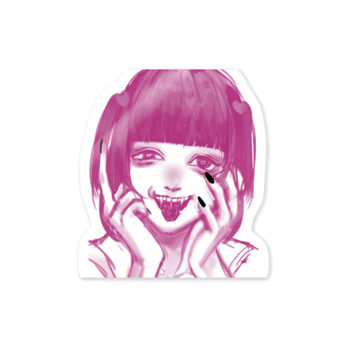 メンヘラ女2 Sticker