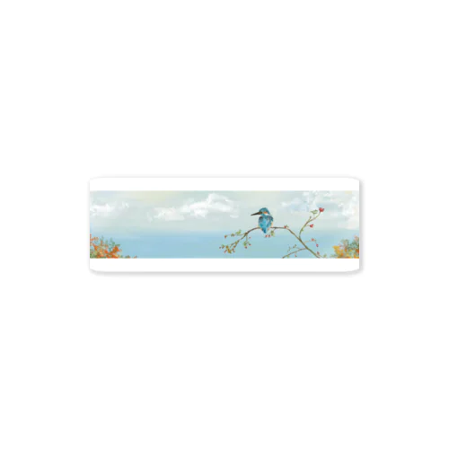 カワセミ (Kingfisher) Sticker
