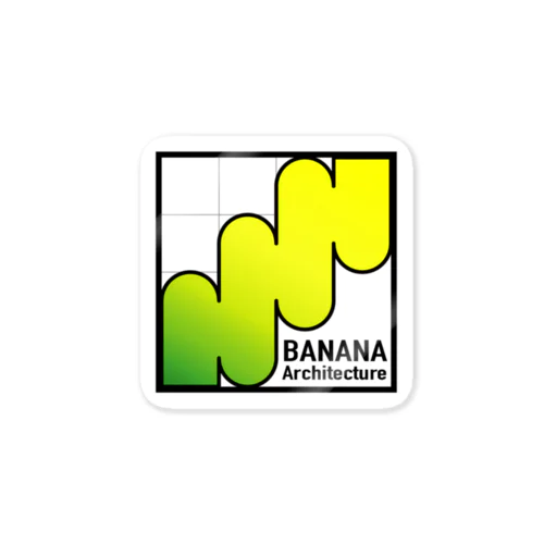 BANANA Architectureロゴ Sticker
