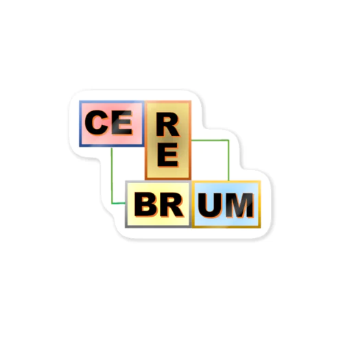 cerebrum square2 ステッカー