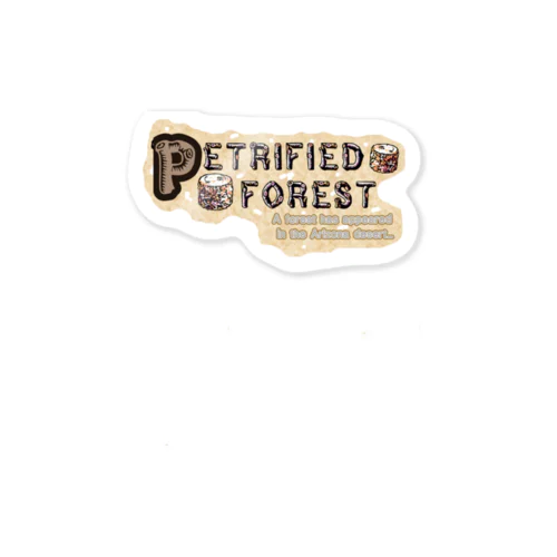 Petrified Forest Sticker