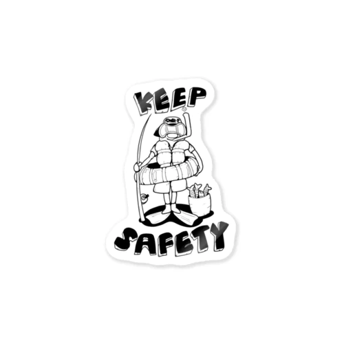 KEEP SAFETY Sticker