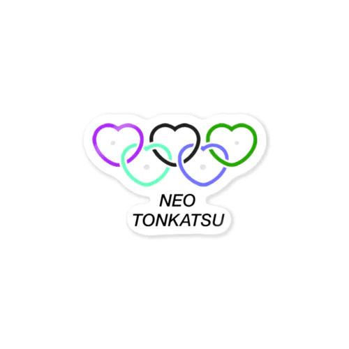 NEO TONKATSU OLYMPIC  Sticker