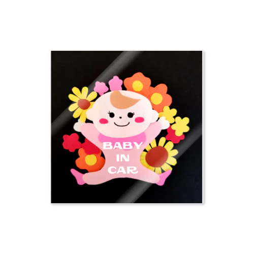 BABY IN CAR Sticker