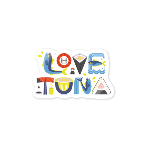 LOVE TUNA ステッカー