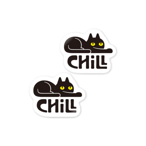 CHILL / CAT ステッカー