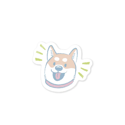 イヌちゃんステッカー smile Sticker