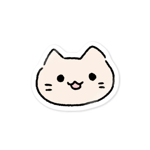 かわいいねこのステッカー Sticker