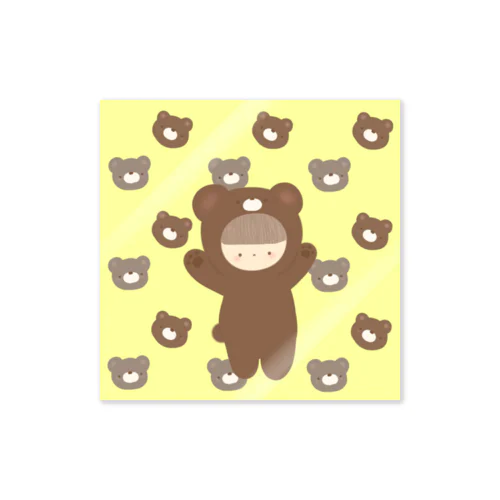 🐻くまの着ぐるみちゃん🐻 Sticker