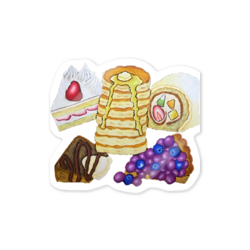 ケーキ Sticker