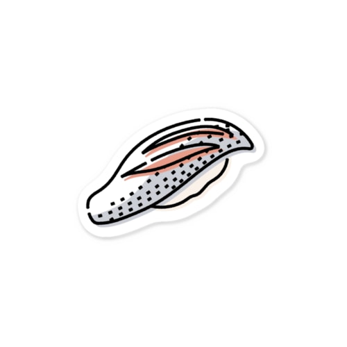 シンプル・スシ｜コハダ Sticker