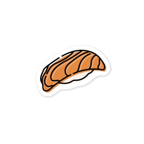 シンプル・スシ｜サーモン Sticker