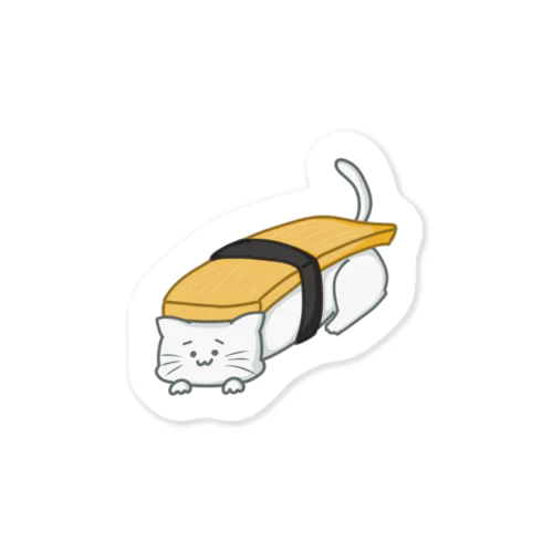 sushiネコ　たまごネコ Sticker