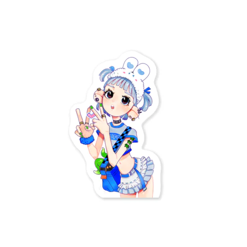 うさぎエイリアンちゃん Sticker