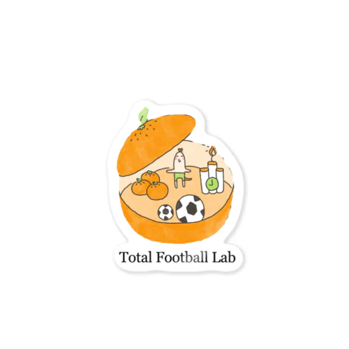 total football lab Sticker