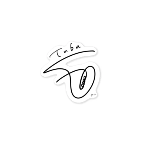 #Tuba  Sticker