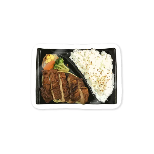 チキンソテー弁当 ステッカー