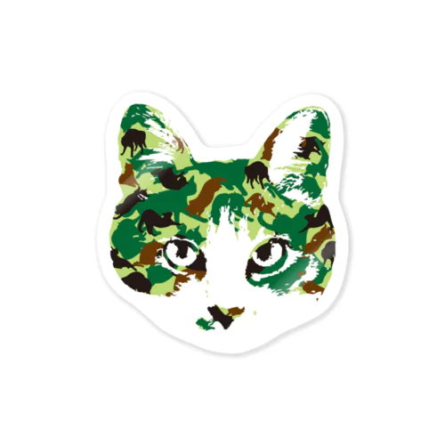 ArmyCat Sticker