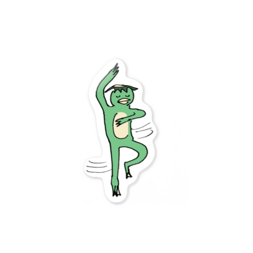 まわるカッパ Sticker