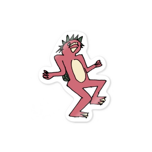 ｼｪｷﾅ! カッパ（赤） Sticker
